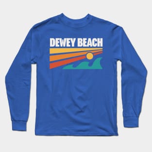 Dewey Beach Delaware Souvenir Delaware Beaches Long Sleeve T-Shirt